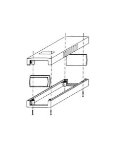 BEHUIZINGEN VAN GEGOTEN PLASTIC - DONKERGRIJS 120 x 60 x... 2