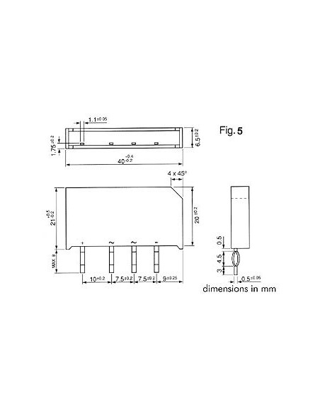 PONT DE REDRESSEMENT 40V-3.7A (B40C3700/2200)