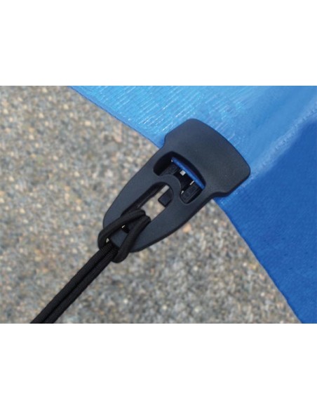 Ties and Clips Kit for Tarpaulin - 2 x 4 Pack