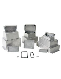ABGEDICHTETES GESPRITZTES ALUMINIUMGEHÄUSE MIT FLANSCH 2
