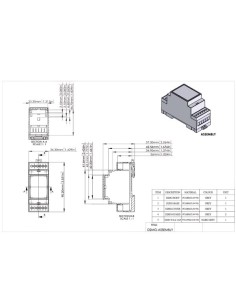 DIN-RAIL MODULE BOX - 2MG 2