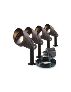 GARDEN LIGHTS - FOCUS SET - GARTENSTRAHLER-SET - 12 V -...