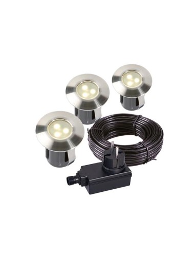 GARDEN LIGHTS - BIRCH SET - AUßENEINBAULEUCHTEN-SET - 12 V - 10 lm - 0.5 W - 3000 K