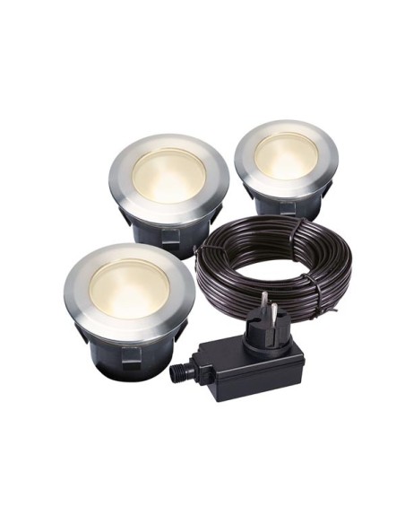 GARDEN LIGHTS - LARCH SET - SPOT À ENCASTRER - 12 V - 30 lm - 1 W - 3000 K