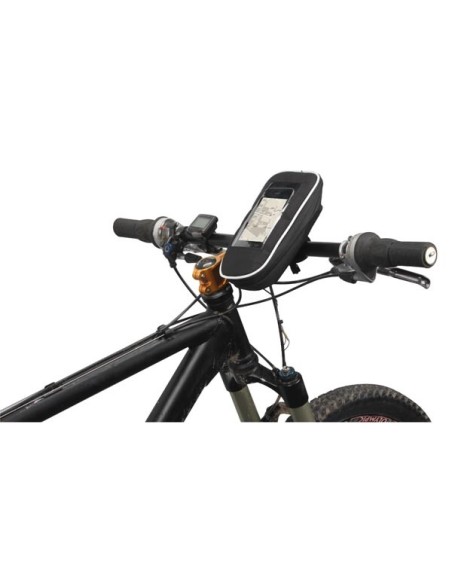 BICYCLE HANDLEBAR BAG - WITH CELL PHONE HOLDER