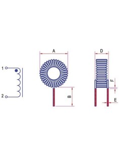 SELF ANTIPARASITE 470µH 215mohm - 2.5A 2