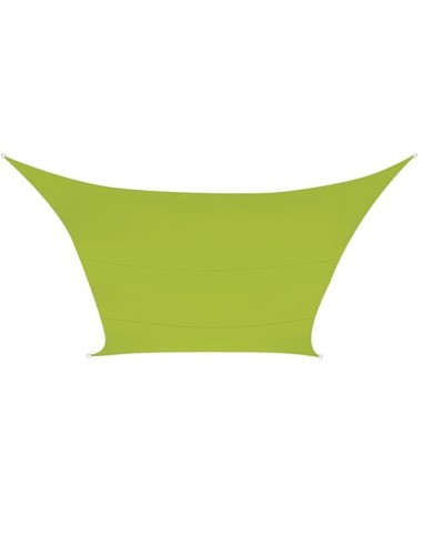 SHADE SAIL - RECTANGULAR - 4 x 3 m - COLOUR: LIME GREEN