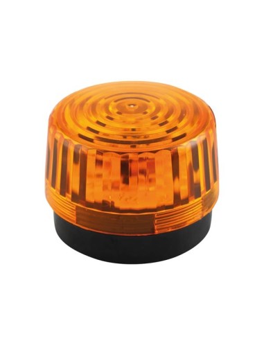 LED FLASHING LIGHT - AMBER - 12 VDC - ø 100 mm