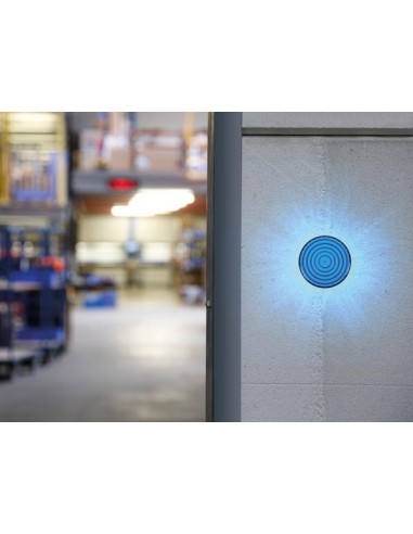 FLASH STROBOSCOPIQUE À LED - BLEU - 12 VCC - ø...