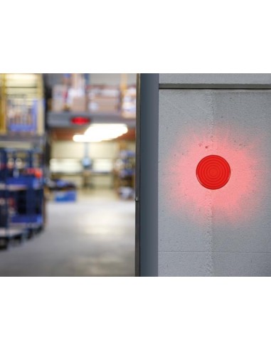 FLASH STROBOSCOPIQUE À LED - ROUGE - 12 VCC - ø...