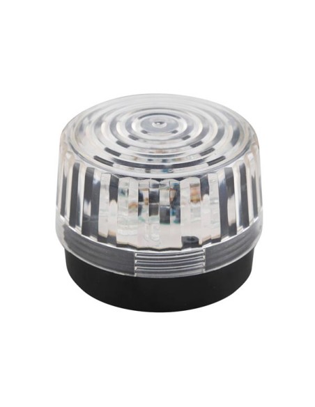 LED-KNIPPERLICHT - TRANSPARANT - 12 VDC -  ø 100 mm