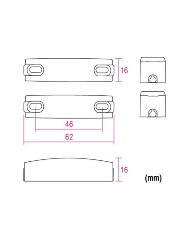 MAGNEETCONTACT - 0.1 A @ 30 VDC - NC - MET...