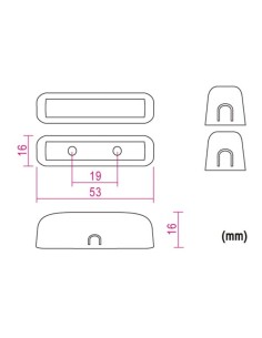 MAGNETIC SWITCH - 0.1 A @ 30 VDC - NC 2
