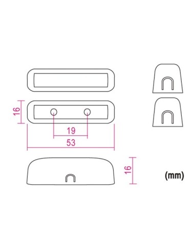 MAGNEETCONTACT - 0.1 A @ 30 VDC - NC