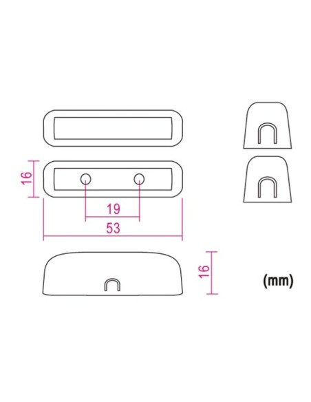 MAGNEETCONTACT - 0.1 A @ 30 VDC - NC