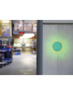 LED FLASHING LIGHT - GREEN - 12 VDC - ø 77 mm 2