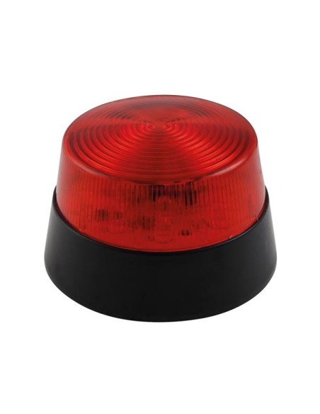 LED-KNIPPERLICHT - ROOD - 12 VDC -  ø 77 mm