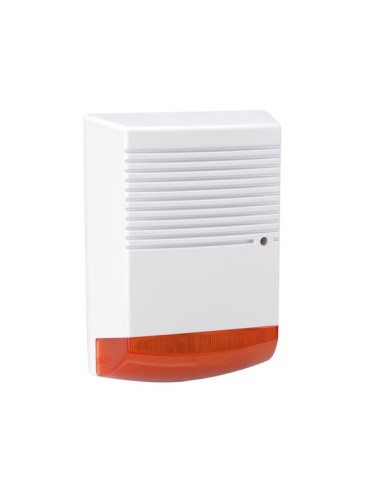 DUMMY ALARM SIREN WITH RED FLASHING LED