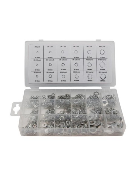 LOCK WASHER ASSORTMENT - 720 pcs