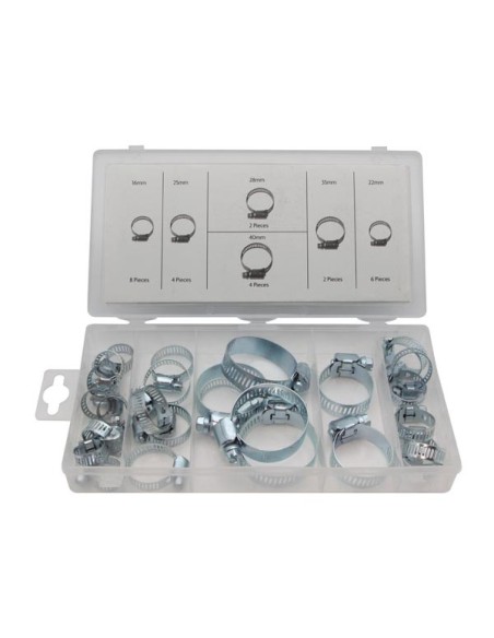 HOSE CLAMP ASSORTMENT - 26 pcs