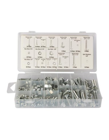 NUT AND BOLT ASSORTMENT - 240 pcs