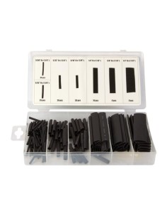 HEAT SHRINK TUBING ASSORTMENT - 127 pcs