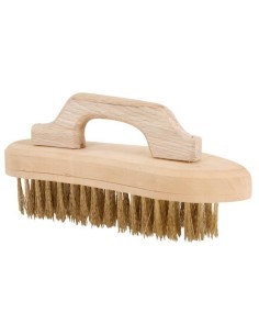 HOUTEN STAALBORSTEL 24 cm