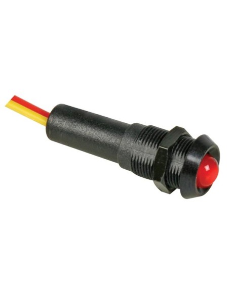 LED-SIGNALLEUCHTE 5V ROT/SCHWARZES GEHÄUSE