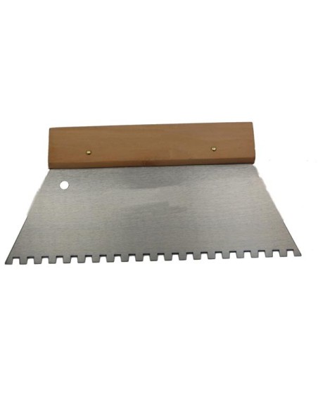 SPATULE À COLLE - 245 mm - DENTS  6 x 6 mm