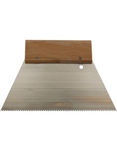 SPATULE À COLLE - 180 mm - DENTS DROITES - FIN