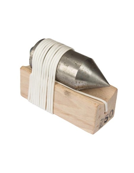 PLUMB-BOB - POINTED TIP - ON BLOCK - 750 g
