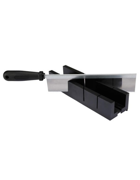 MITRE BOX - WITH SAW - 245 x 40 x 35 mm