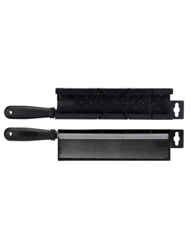 MITRE BOX - WITH SAW - 245 x 40 x 35 mm