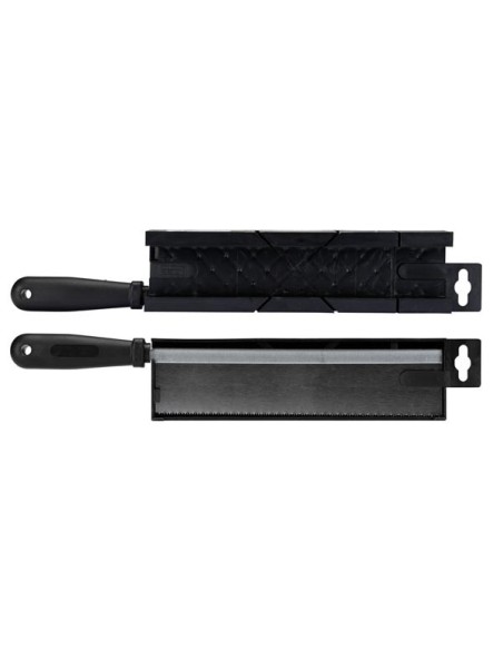 MITRE BOX - WITH SAW - 245 x 40 x 35 mm