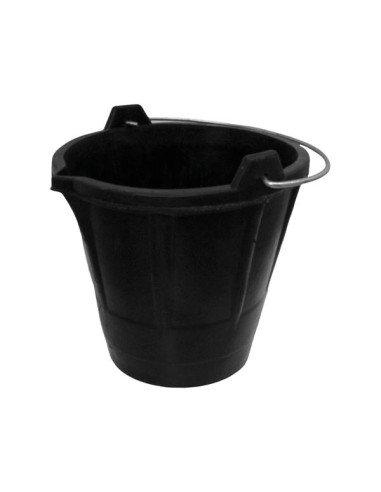 TALIAPLAST - MASONRY BUCKET - 12 L - RUBBER - WITH SPOUT