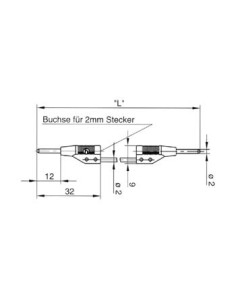 SPUITGEGOTEN MEETSNOER 2mm 50cm / ROOD (MVL 2/50) 2