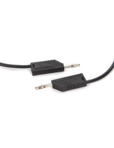 MEETSNOER 4mm 50cm / ZWART (MLN-SIL / 1)