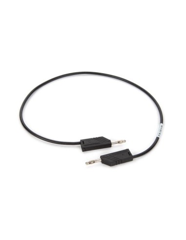MEETSNOER 4mm 50cm / ZWART (MLN-SIL / 1)