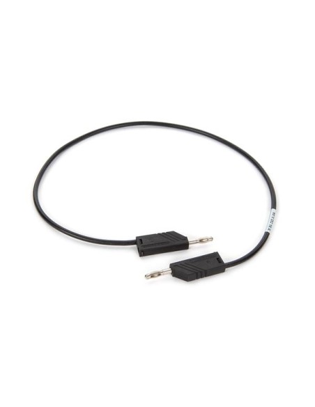 MEETSNOER 4mm 50cm / ZWART (MLN-SIL / 1)