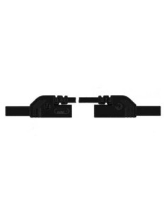 BERÜHRUNGSSICHERE MESSLEITUNG 4mm 100cm / SCHWARZ...