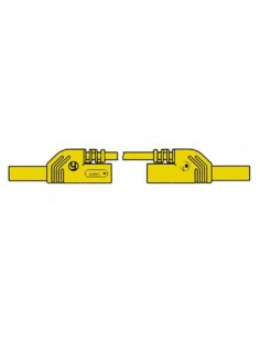 CONTACT PROTECTED MEASURING LEAD 4mm 50cm / YELLOW...