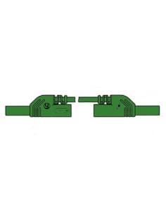 BERÜHRUNGSSICHERE MESSLEITUNG 4mm 50cm / GRÜN (MLB-SH/WS...