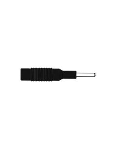ÜBERGANGSSTECKER 2 mm auf 4 mm / SCHWARZ (MZS 2)
