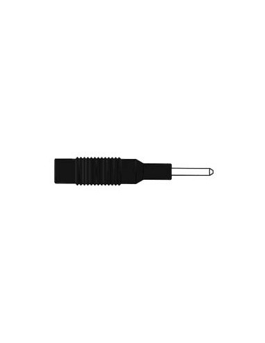 INJECTION-MOULDED ADAPTER PLUG 2mm TO 4mm / BLACK (MZS 2)