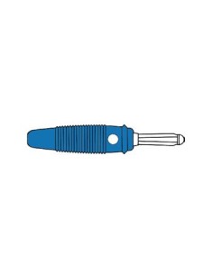 BANAANSTEKKER 4mm MET DWARGAT EN SOLDEERAANSLUITING /...