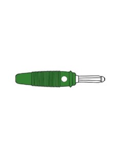 BANAANSTEKKER 4mm MET DWARGAT EN SOLDEERAANSLUITING /...