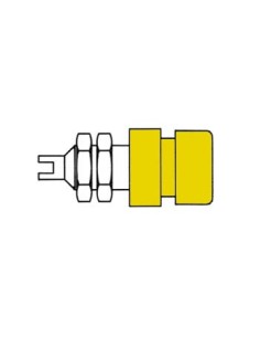 INSULATED 4mm SOCKETS / YELLOW (BIL 20)