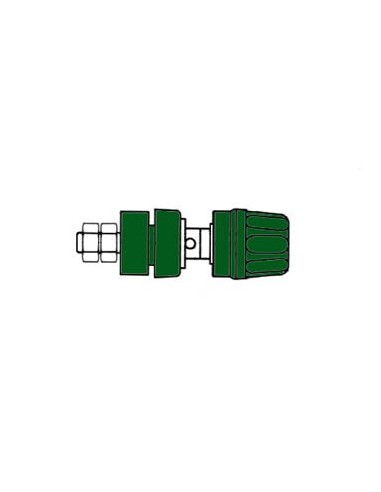 INSULATED 4mm SOCKET WITH CLAW EDGE / GREEN (PKI 10A)