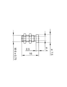 BRIGHT METAL 4mm SOCKET / NICKEL-PLATED (BU 10A) 2