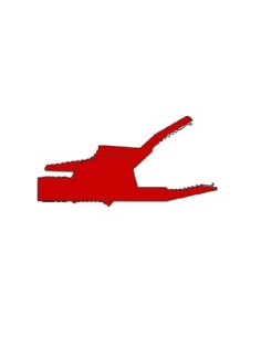 INSULATED CROCODILE CLIPS 4mm 34A, CONTACT PROTECTED /...